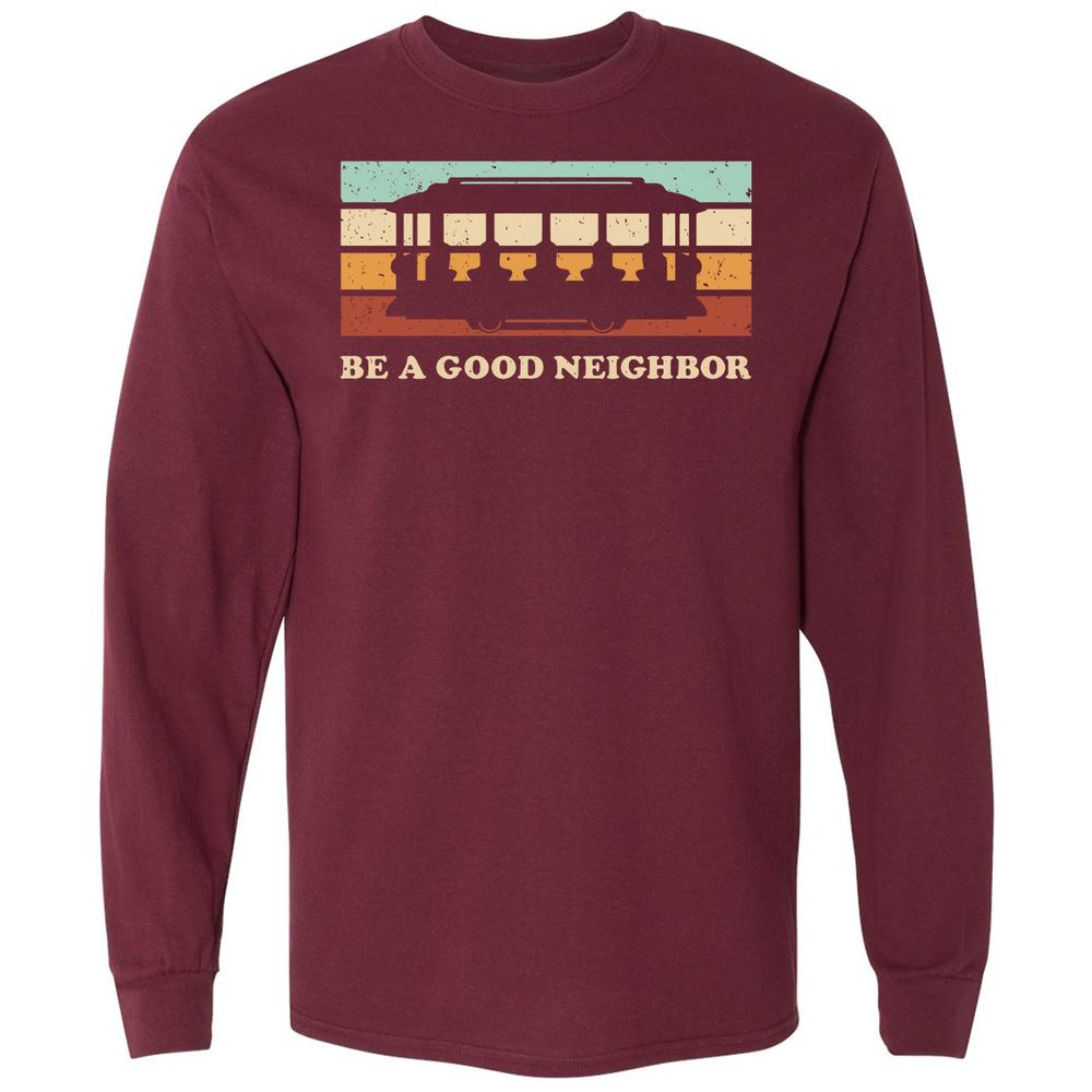 Long Sleeve T-Shirt - 7TWM6V98 - Maroon - 11