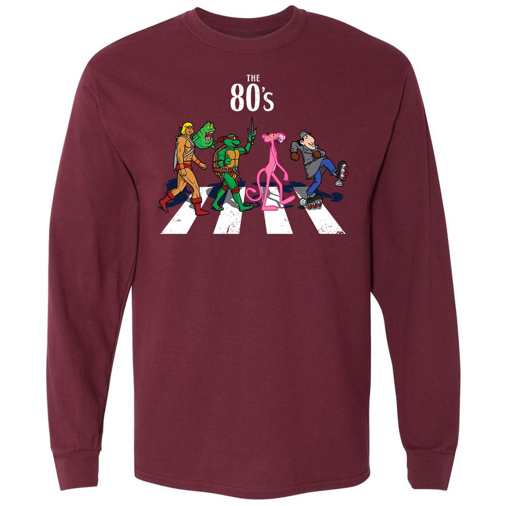 Long Sleeve T-Shirt - EPG8UN28 - Maroon - 11