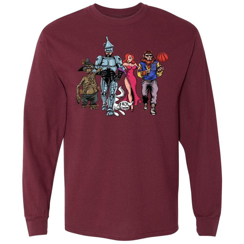 Long Sleeve T-Shirt - 1KE3M3WN - Maroon - 11