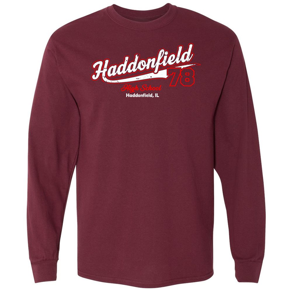Long Sleeve T-Shirt - 54MNVN1S - Maroon - 11