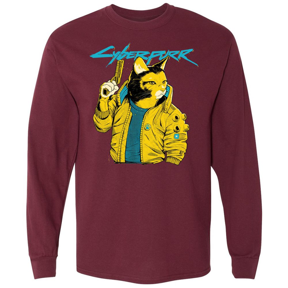 Long Sleeve T-Shirt - HF664LDU - Maroon - 11