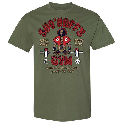 Sho'nuff's Gym - Military Green - 11