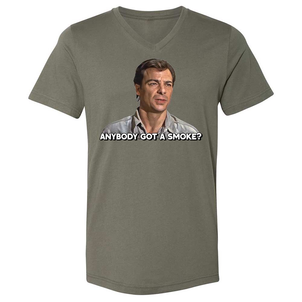 Unisex V-Neck T-Shirt - M9CHKJ4S - Military Green - 11