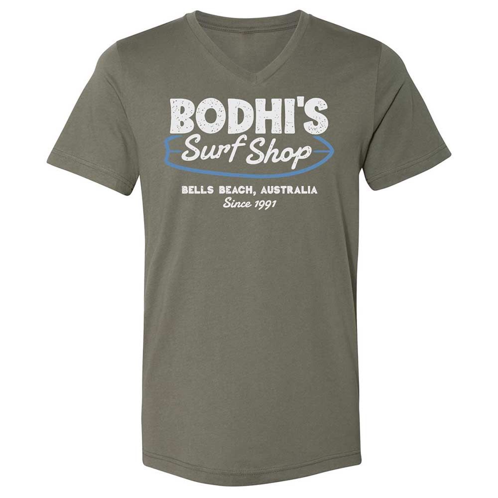 Unisex V-Neck T-Shirt - 3DWCAH4P - Military Green - 11