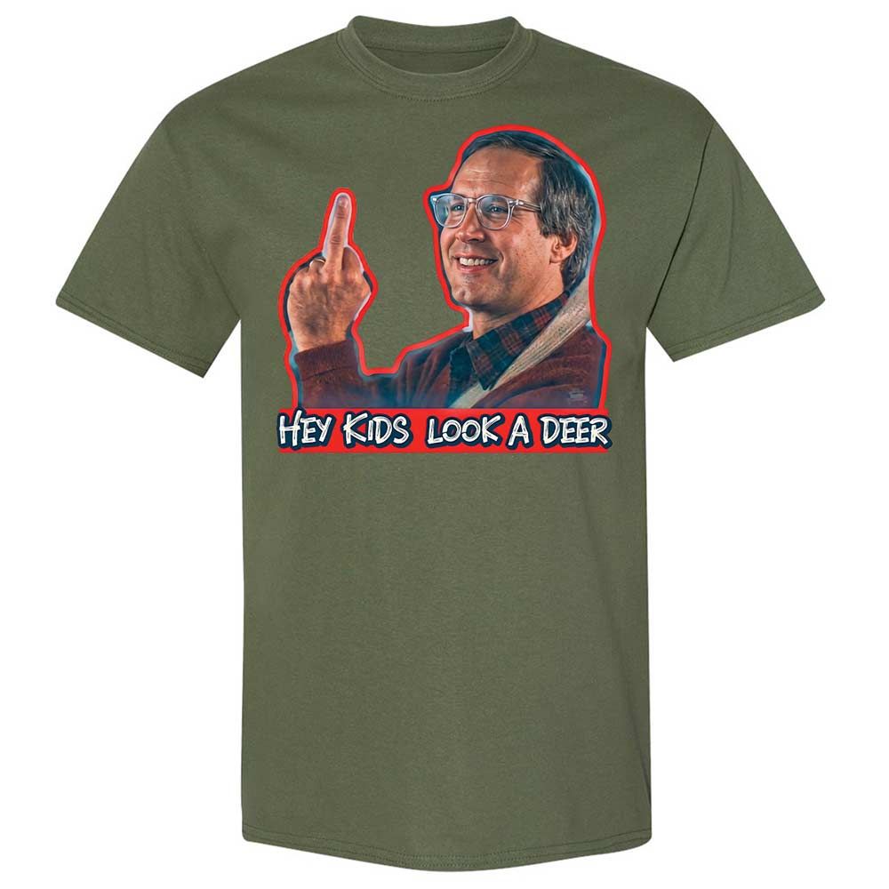 Hey Kids, Look a Deer - Military Green - 11
