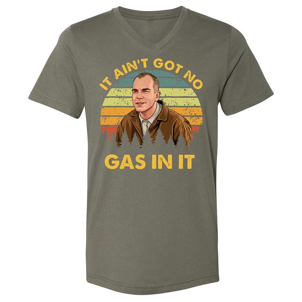 Unisex V-Neck T-Shirt - 4DG7CU7Q - Military Green - 11