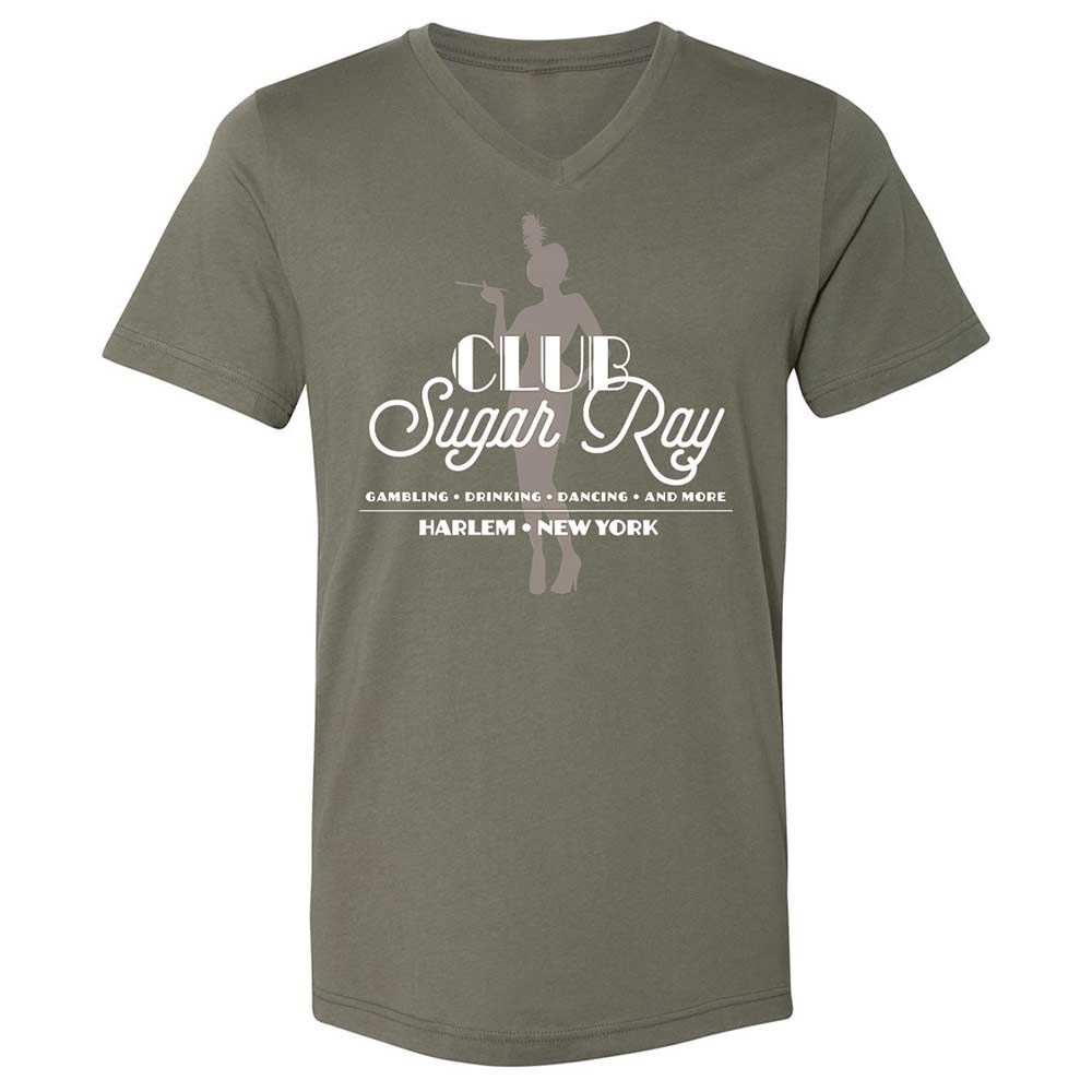 Unisex V-Neck T-Shirt - 6AY31V8V - Military Green - 11