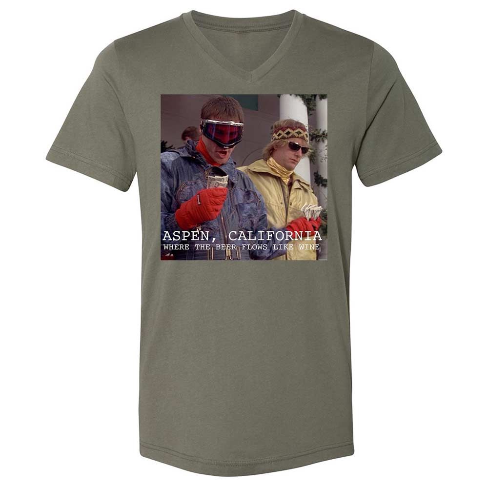 Unisex V-Neck T-Shirt - 5SSETNZZ - Military Green - 11