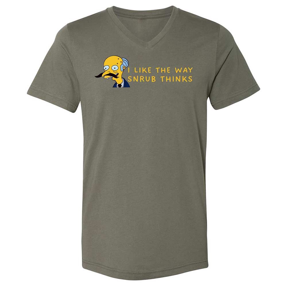 Unisex V-Neck T-Shirt - S1VR2LWG - Military Green - 11