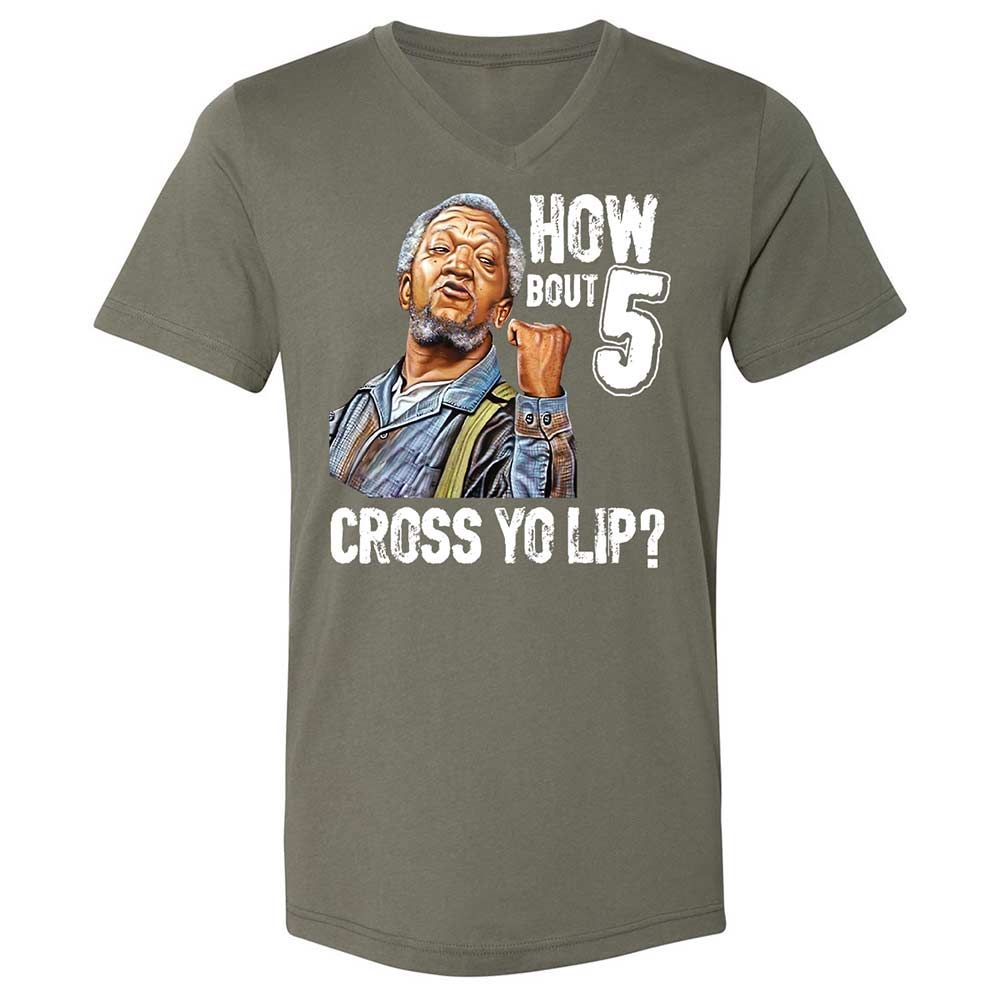 How bout 5 cross yo lip - Military Green - 11
