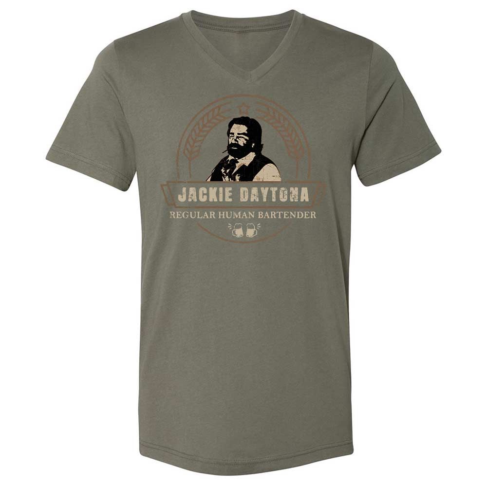 Unisex V-Neck T-Shirt - U41WMN4X - Military Green - 11