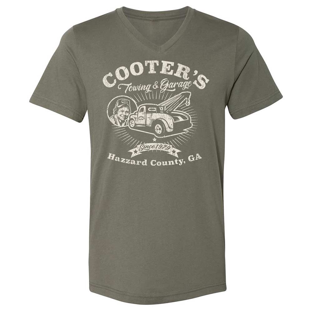 Unisex V-Neck T-Shirt - 6DJLME9A - Military Green - 11