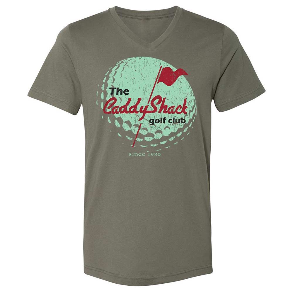 Unisex V-Neck T-Shirt - 4C7SKN67 - Military Green - 11