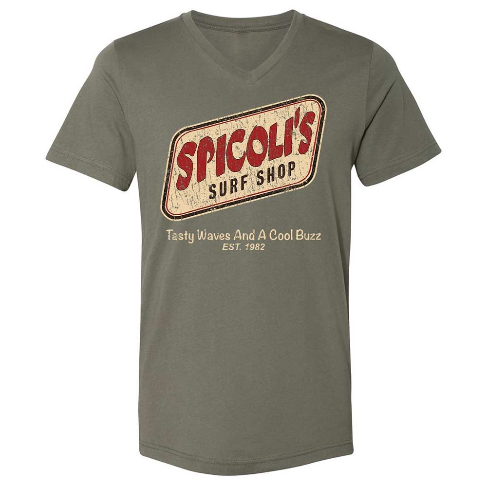Unisex V-Neck T-Shirt - 3HHXPVXE - Military Green - 11