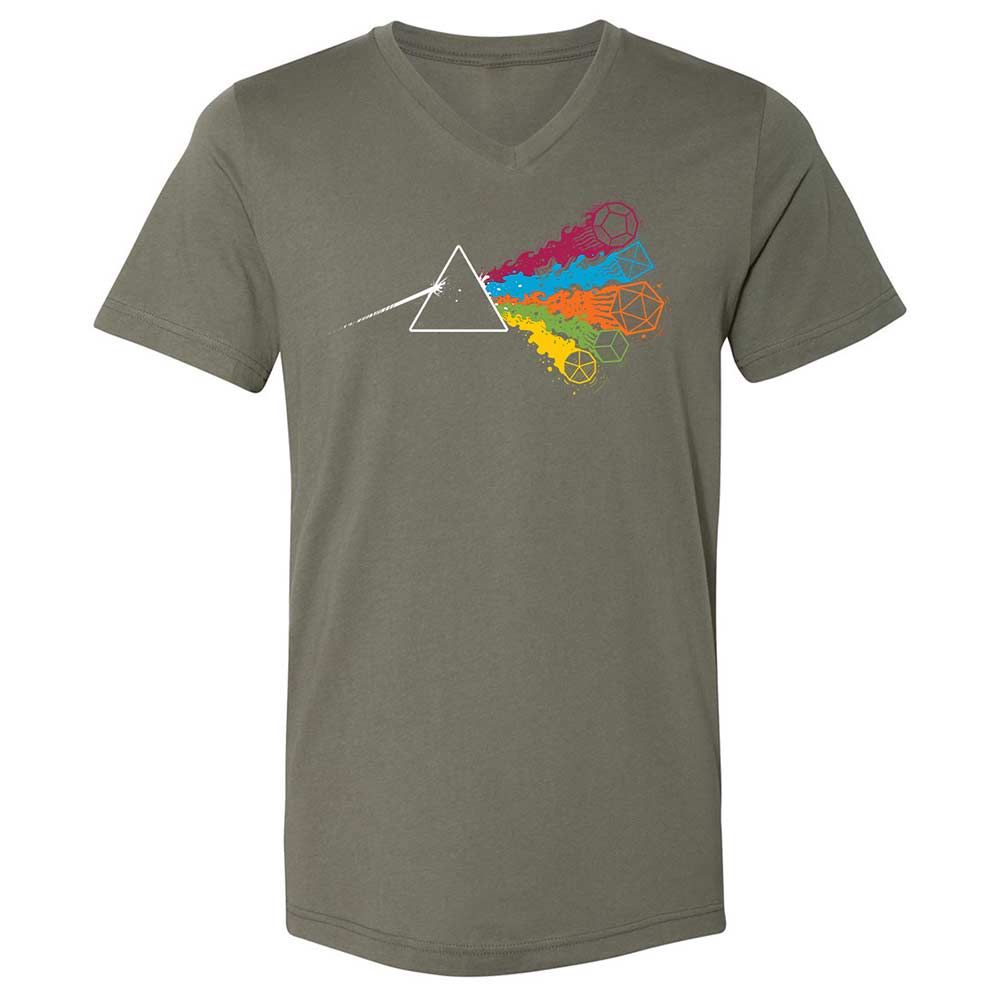 Unisex V-Neck T-Shirt - FLF8HUJN - Military Green - 11