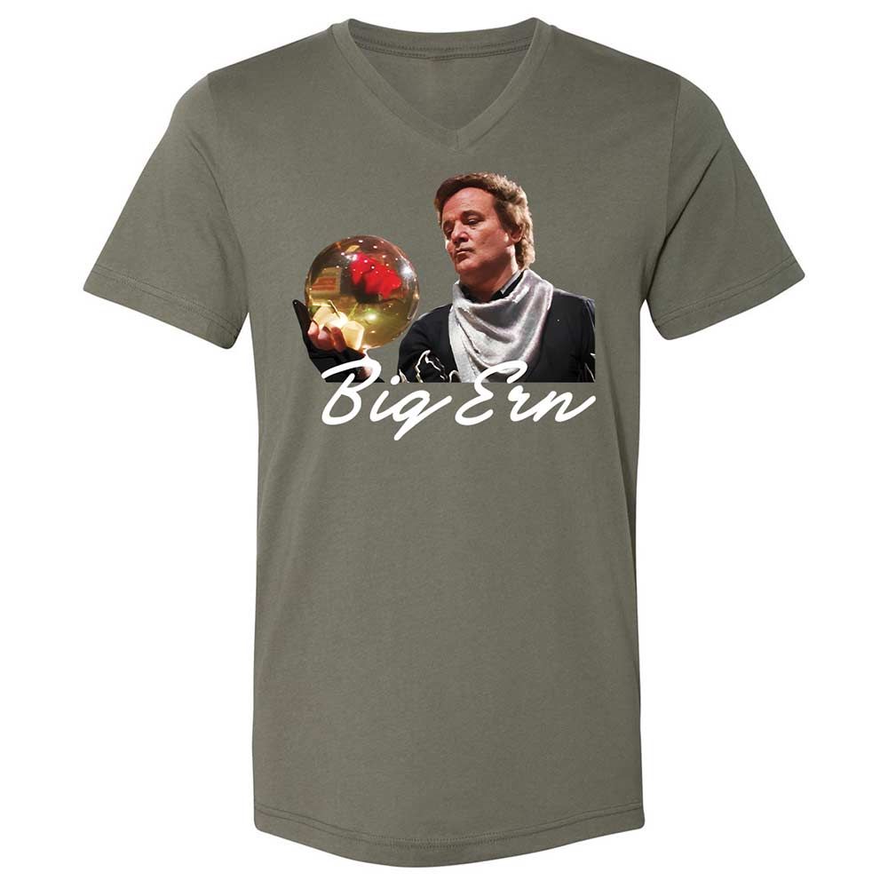Unisex V-Neck T-Shirt - EQT88DU8 - Military Green - 11