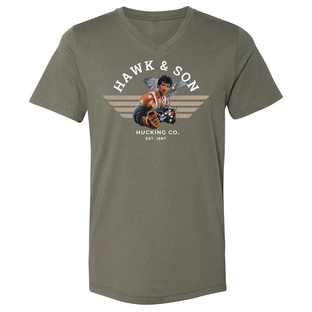Unisex V-Neck T-Shirt - G827UPAN - Military Green - 11