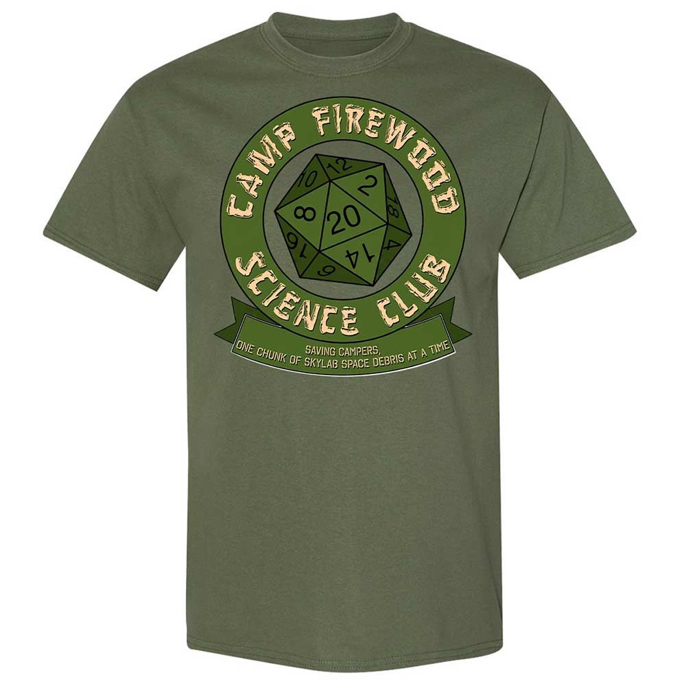 Camp Firewood Science Club - Military Green - 11