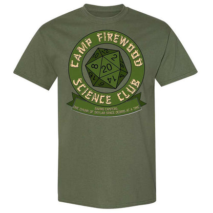 Camp Firewood Science Club - Military Green - 11