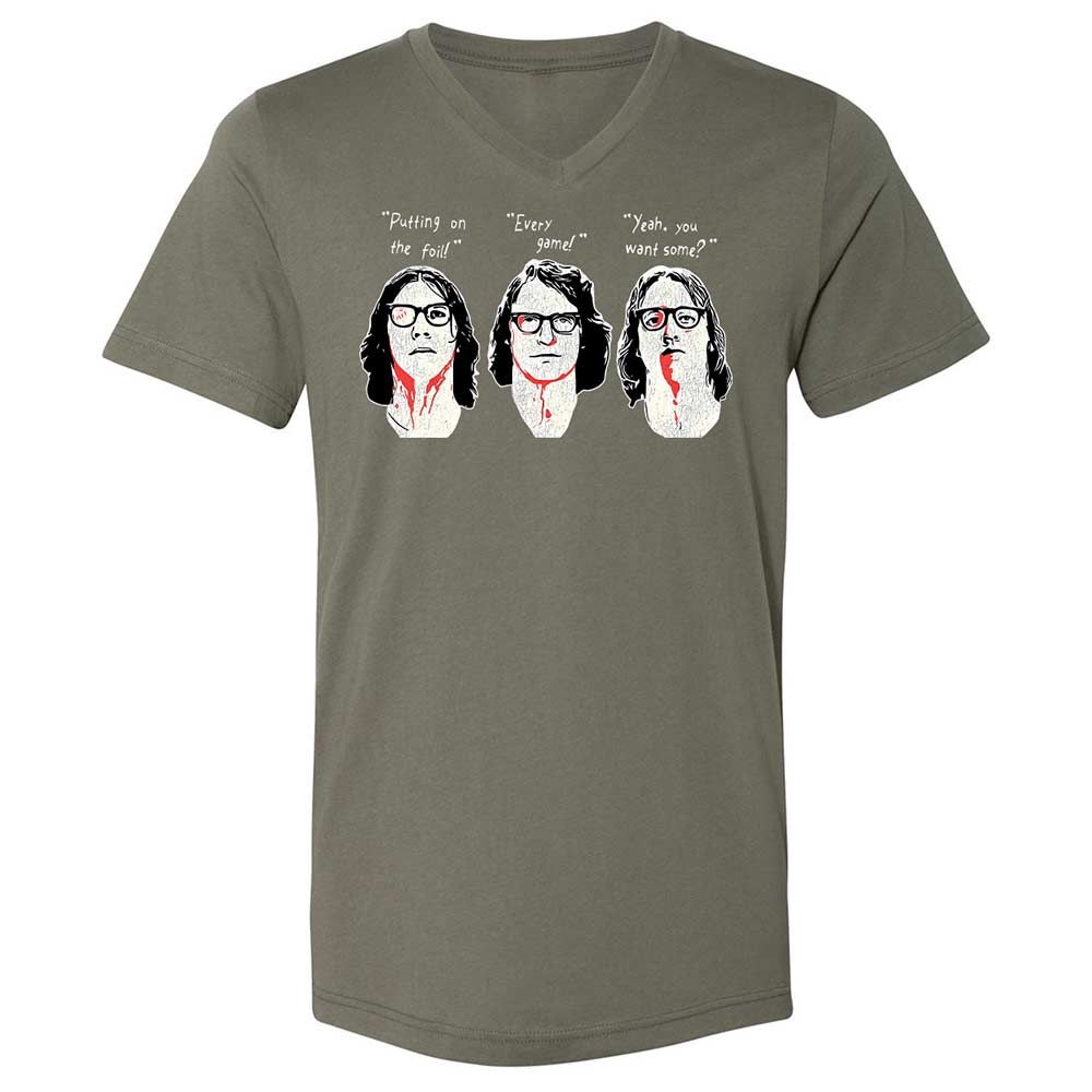 Unisex V-Neck T-Shirt - P4ULPH2Z - Military Green - 11
