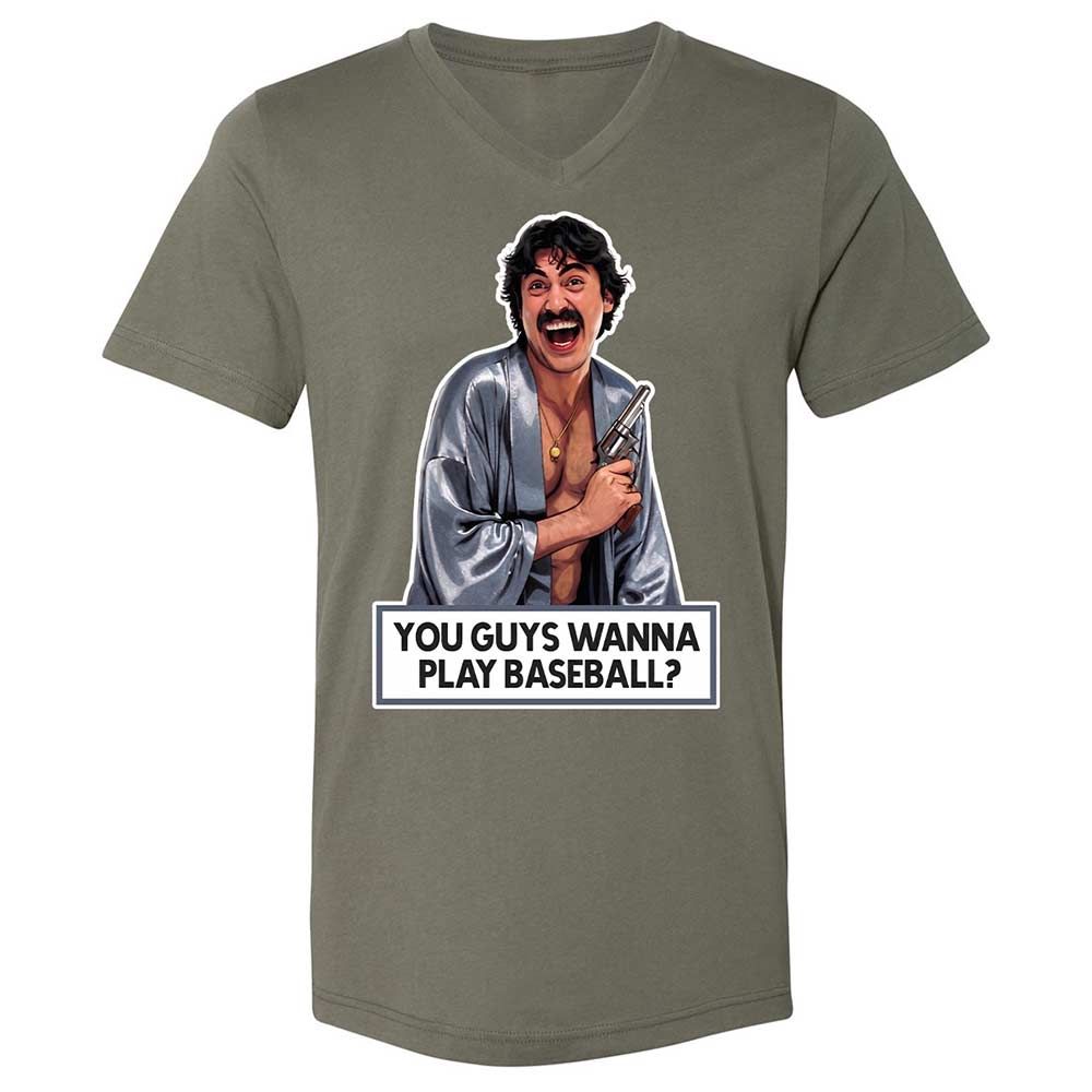 Unisex V-Neck T-Shirt - 66FJ7ARY - Military Green - 11