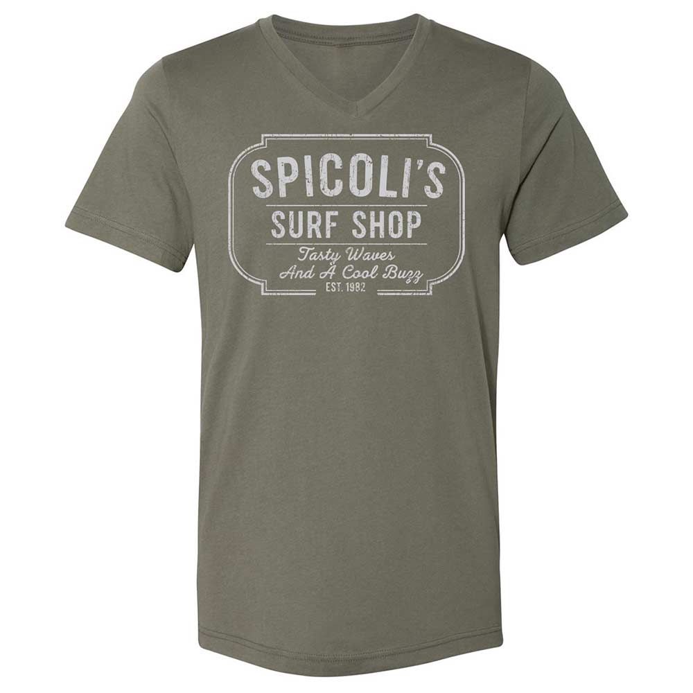 Unisex V-Neck T-Shirt - MDQA8RS1 - Military Green - 11