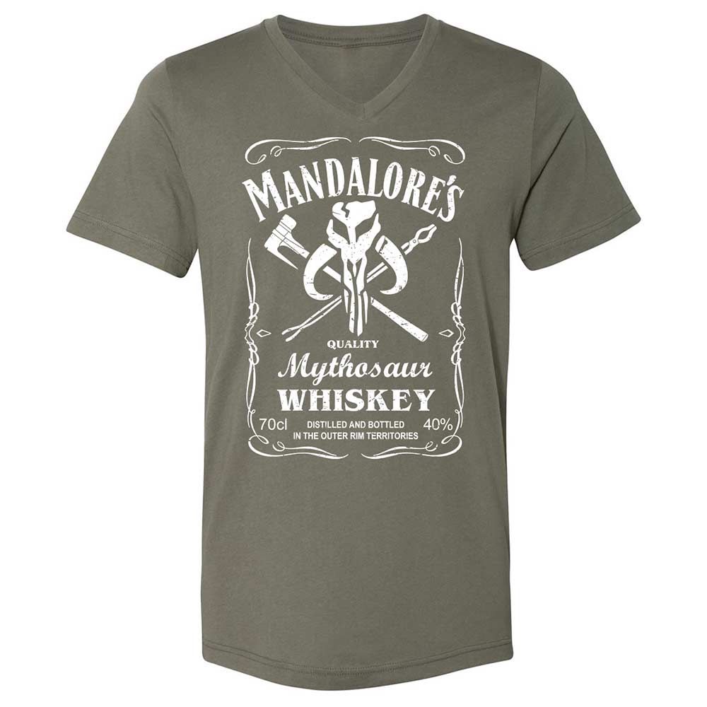 Unisex V-Neck T-Shirt - T36MNDDW - Military Green - 11