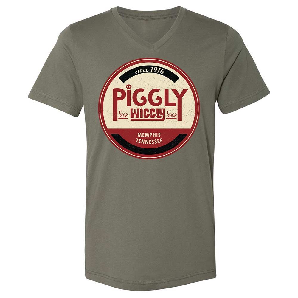 Unisex V-Neck T-Shirt - D22QG6GA - Military Green - 11