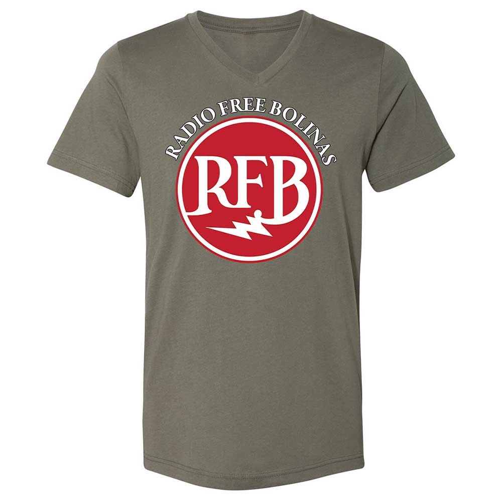 Unisex V-Neck T-Shirt - U986ARA4 - Military Green - 11