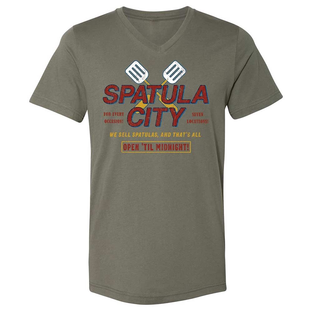 Unisex V-Neck T-Shirt - EFZ2QTJ9 - Military Green - 11