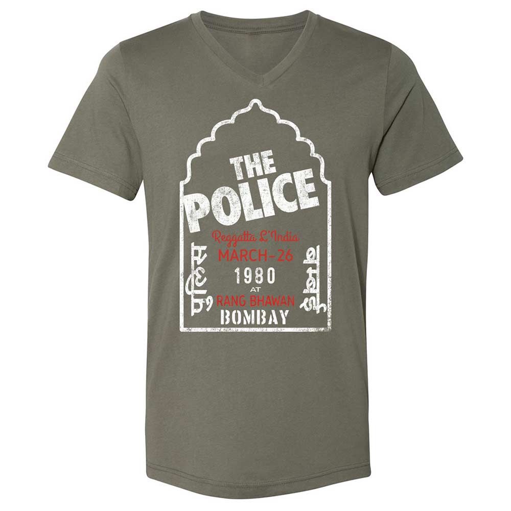 Unisex V-Neck T-Shirt - X9VRX3AS - Military Green - 11