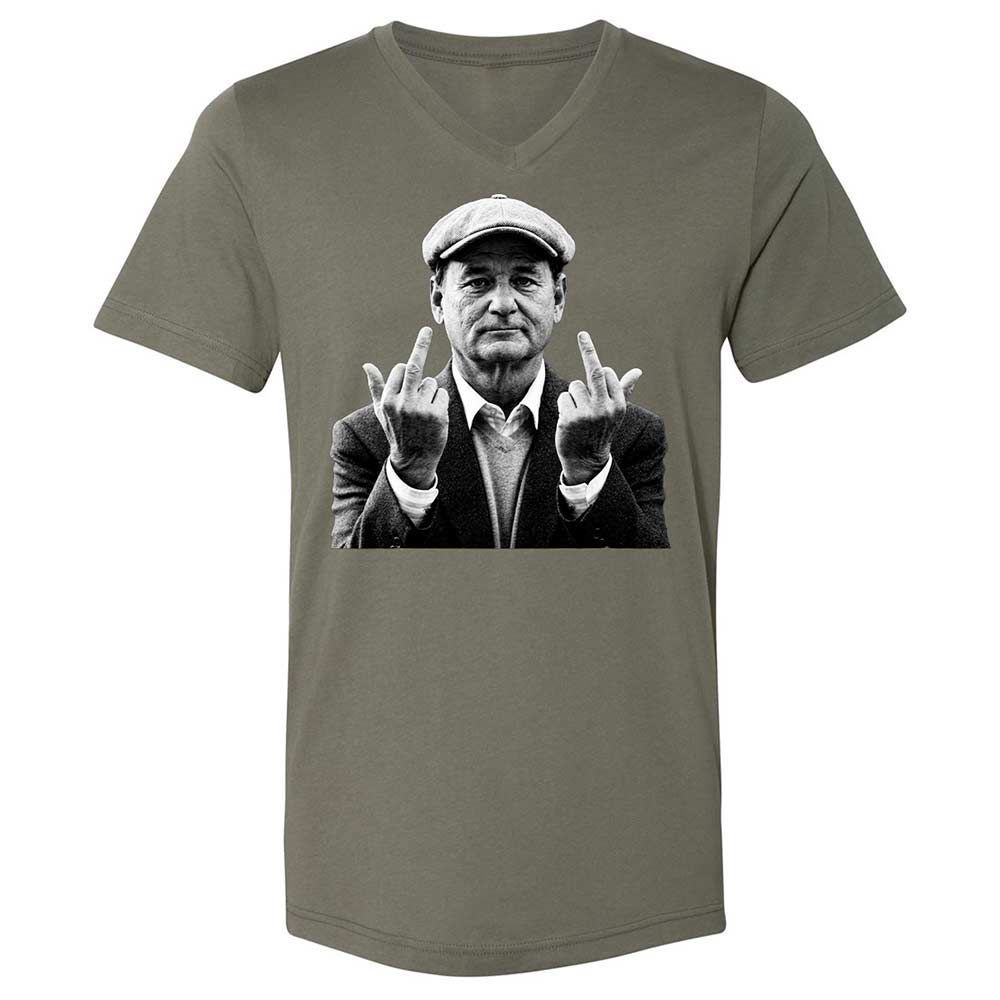 Bill Murray Middle Finger - Military Green - 11