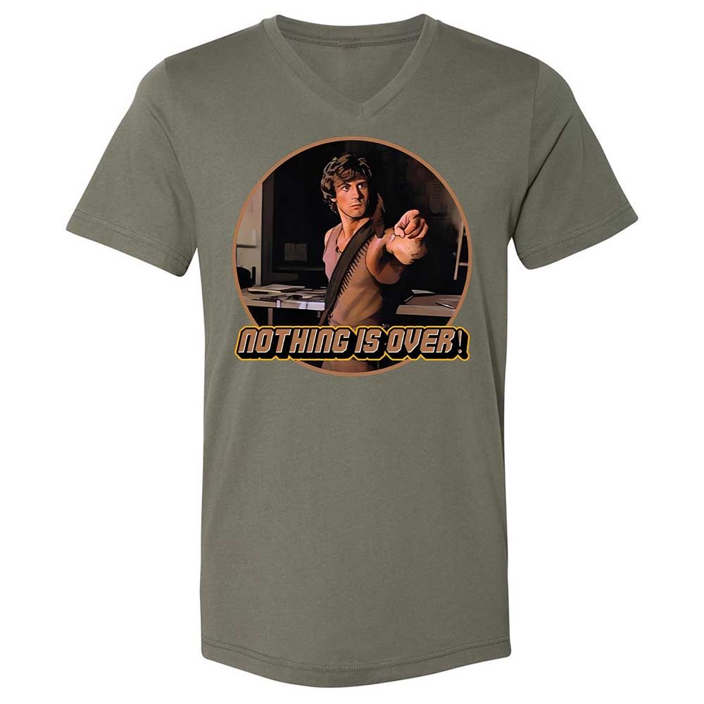 Unisex V-Neck T-Shirt - MSABL1HT - Military Green - 11