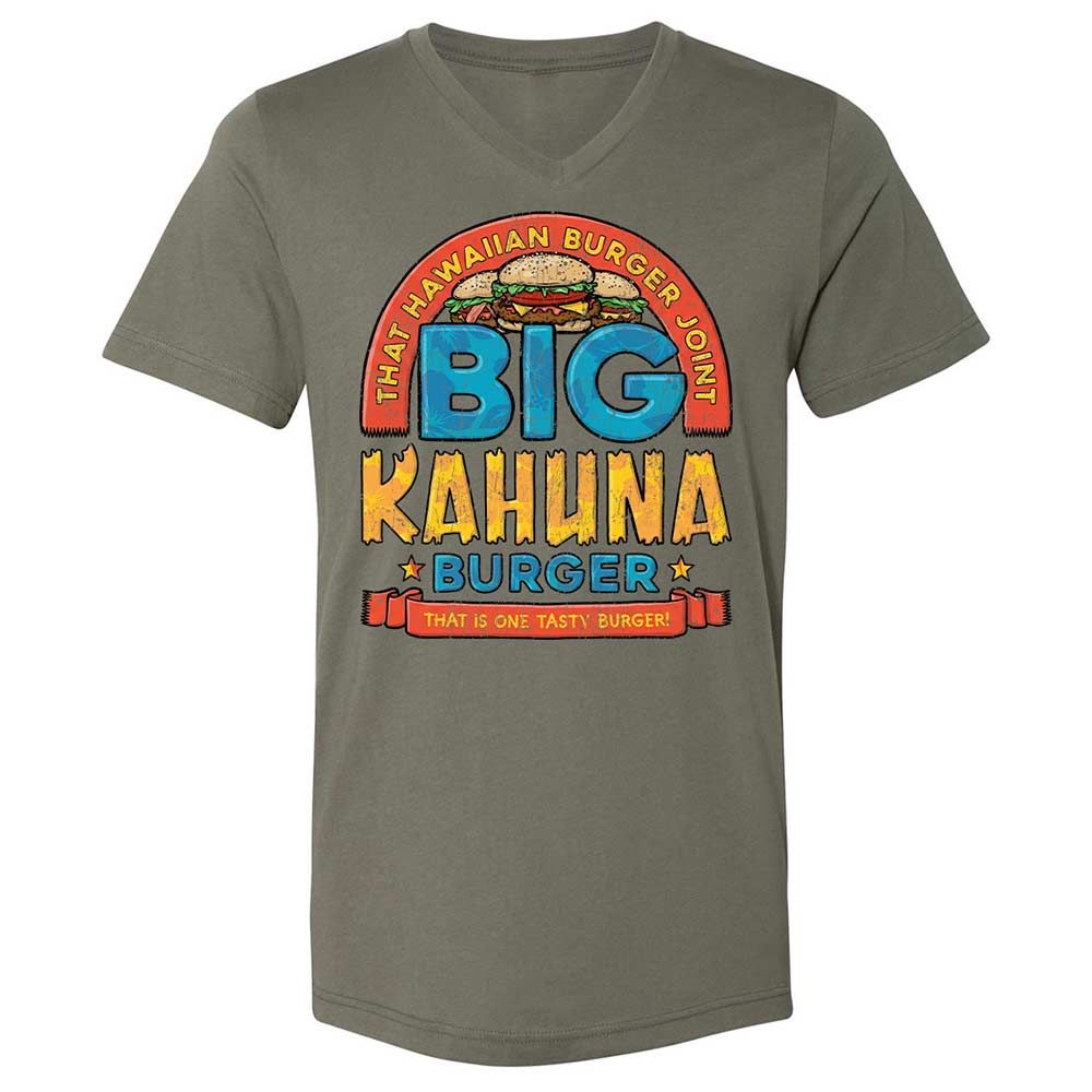 Unisex V-Neck T-Shirt - T4NZTXLQ - Military Green - 11