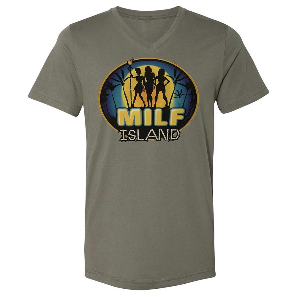 Unisex V-Neck T-Shirt - UDYEMDHJ - Military Green - 11