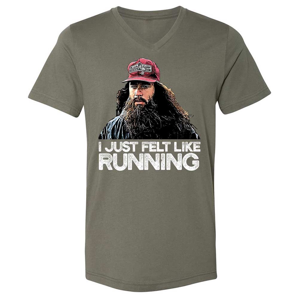 Unisex V-Neck T-Shirt - PW8EE6XV - Military Green - 11