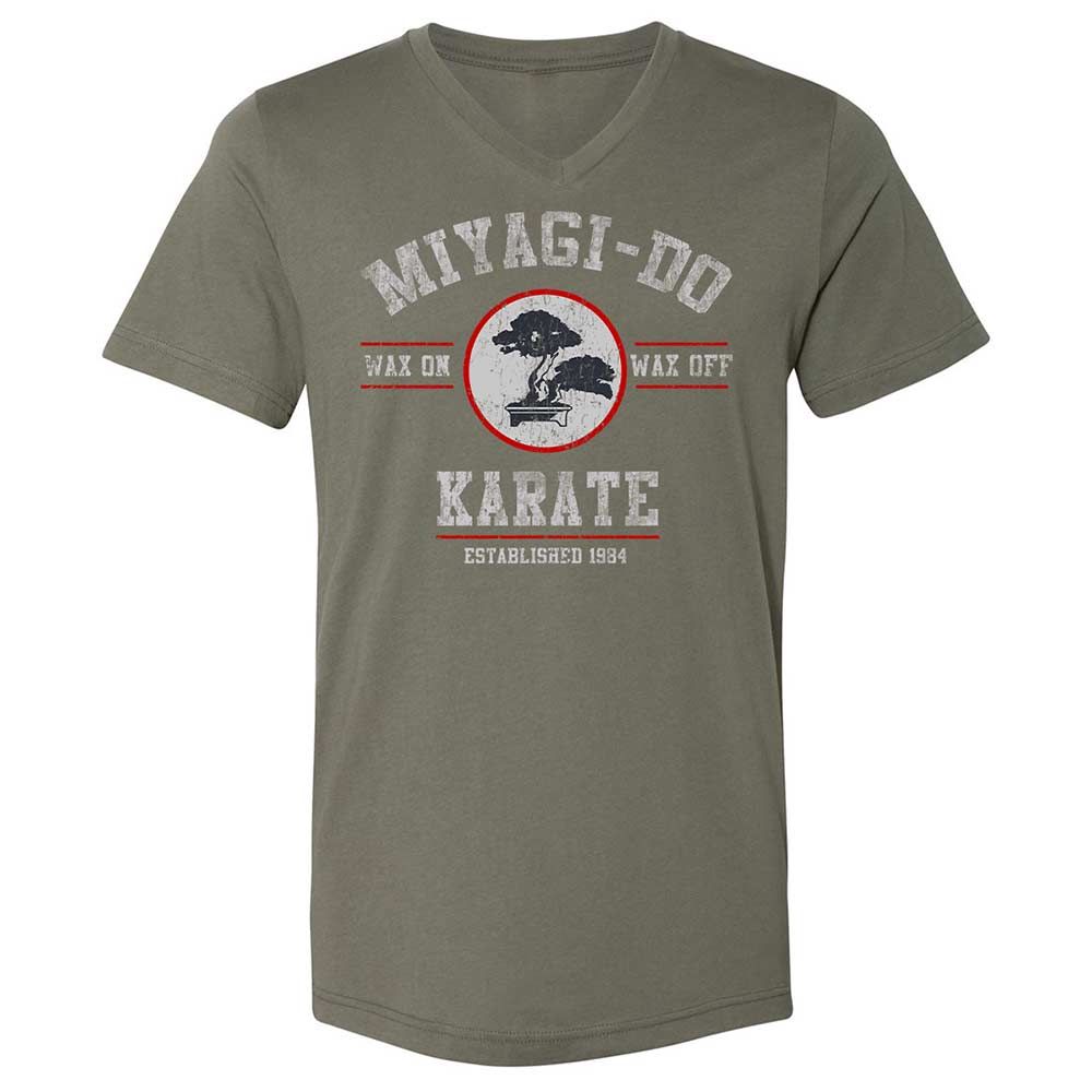 Unisex V-Neck T-Shirt - YSD1PHR9 - Military Green - 11