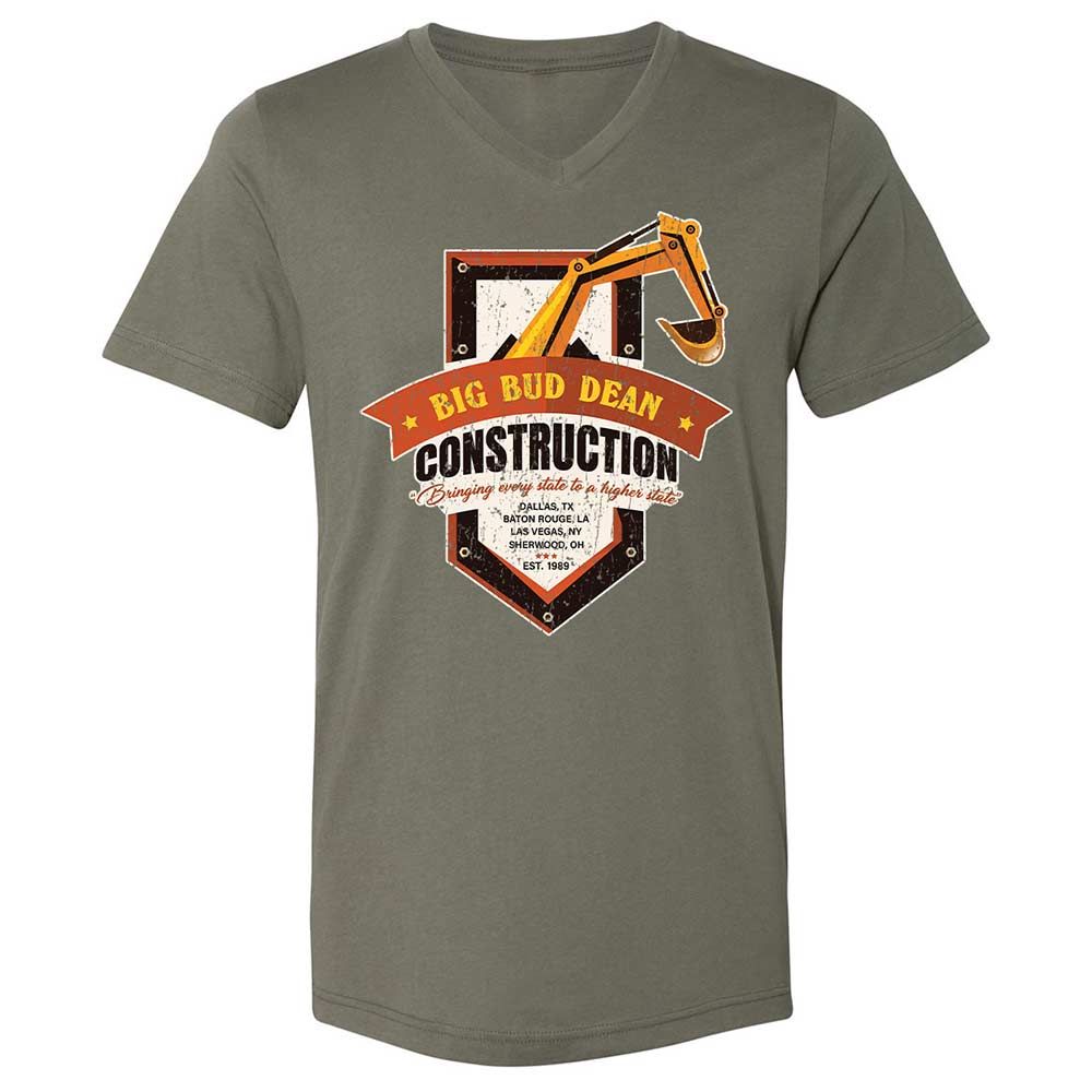 Unisex V-Neck T-Shirt - XV6DJX66 - Military Green - 11