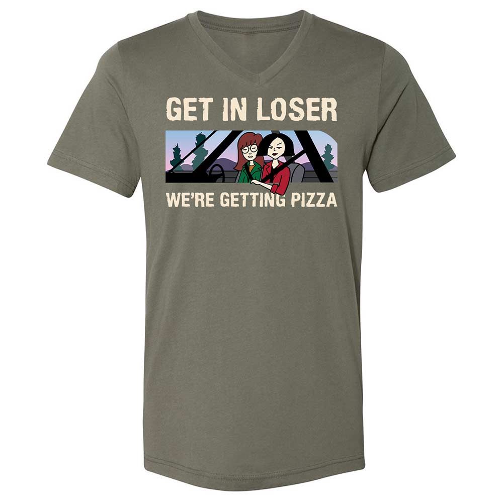 Unisex V-Neck T-Shirt - UNWYVYNR - Military Green - 11