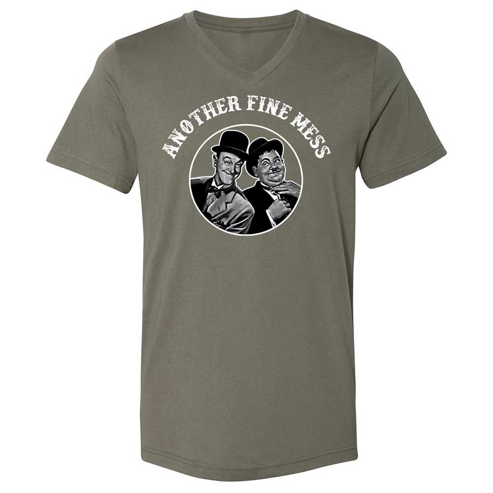 Unisex V-Neck T-Shirt - 8UYGAG2G - Military Green - 11