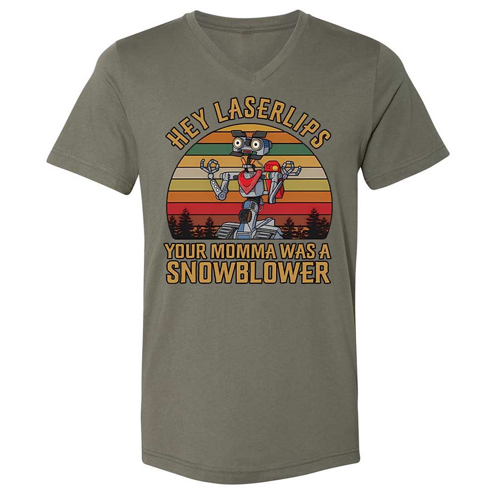 Unisex V-Neck T-Shirt - CG9RRLDU - Military Green - 11