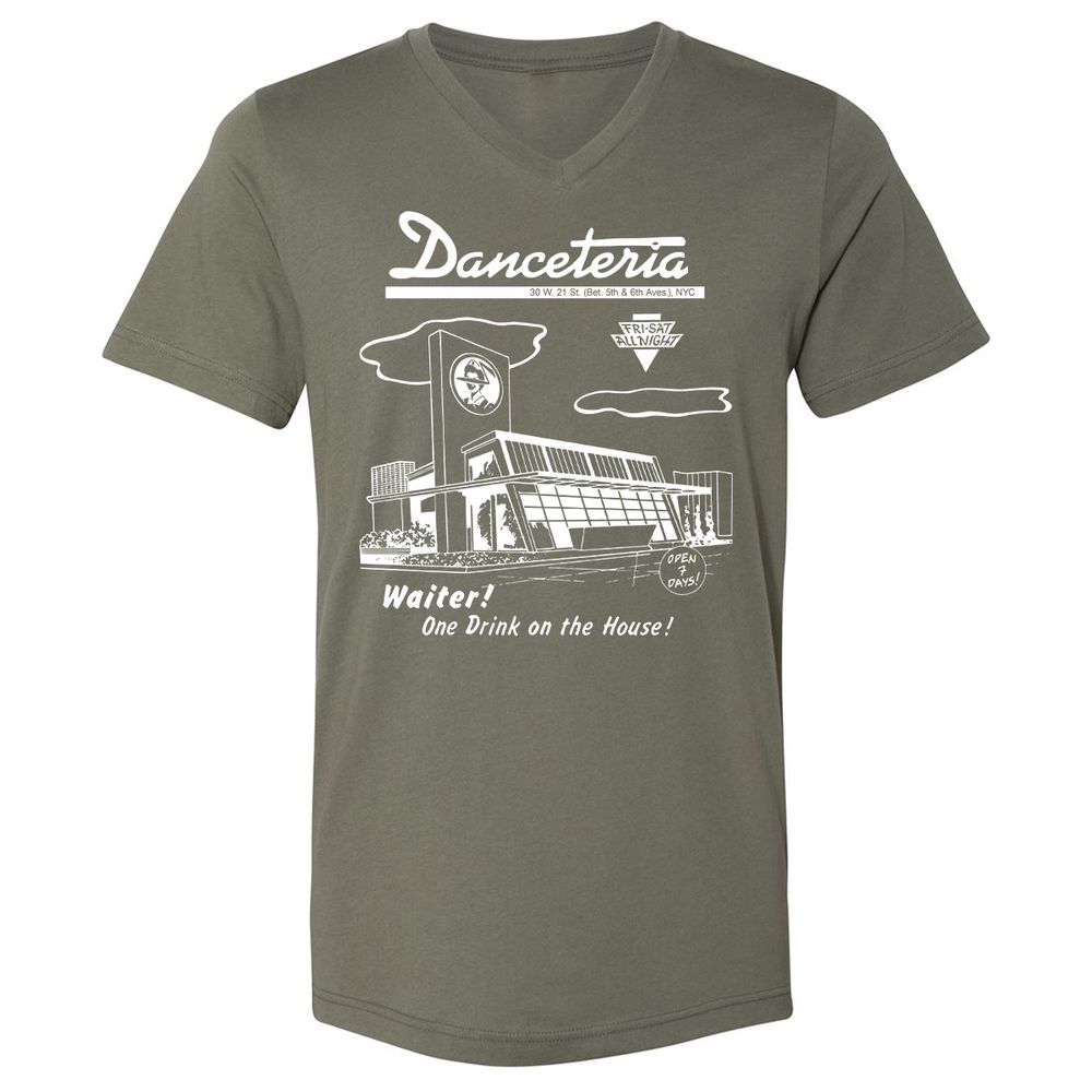 Unisex V-Neck T-Shirt - VFAGRDT7 - Military Green - 11