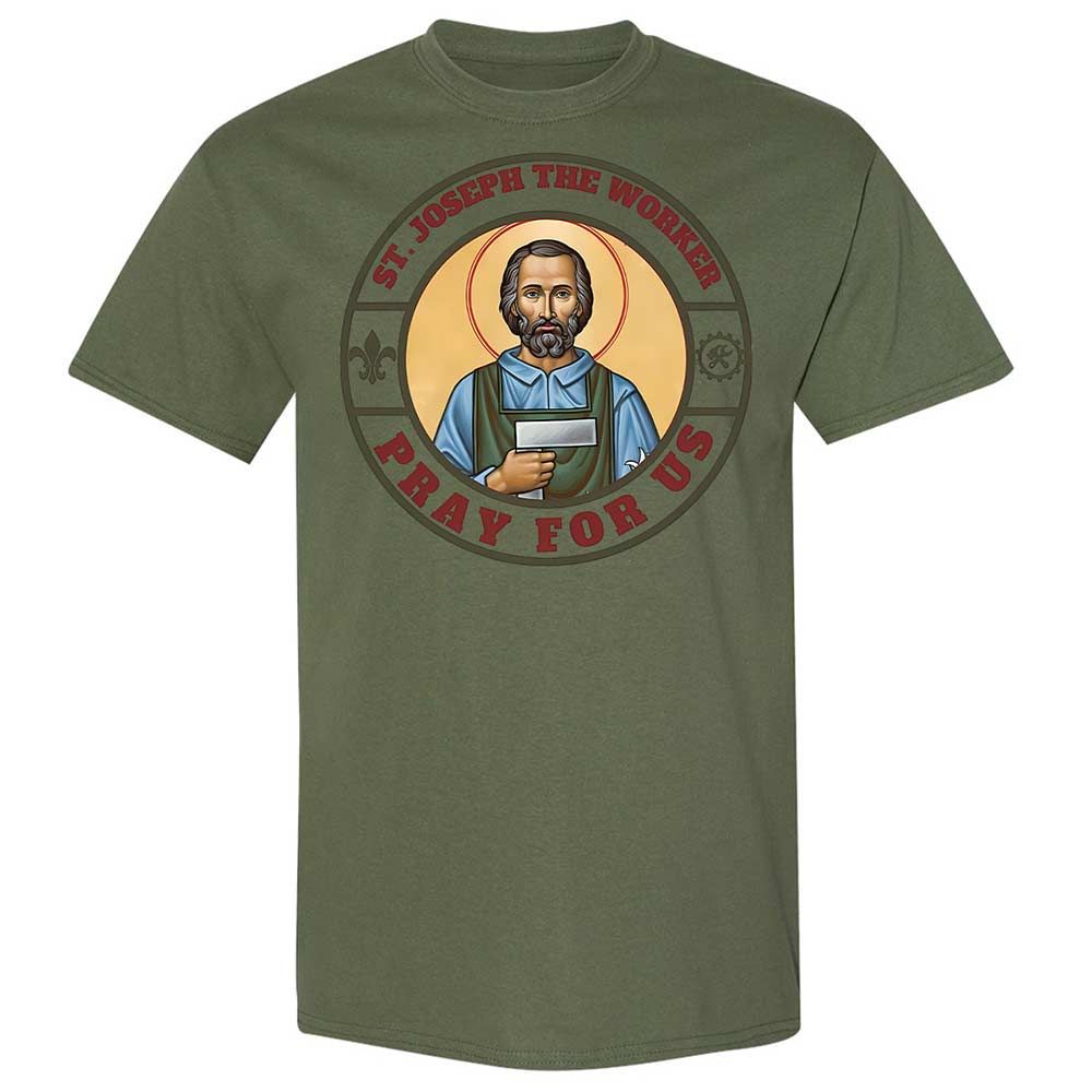 Pray for Us - Military Green - 11