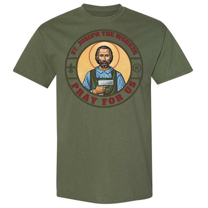 Pray for Us - Military Green - 11