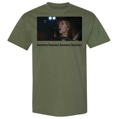 Horses horses horses horses - Military Green - 11