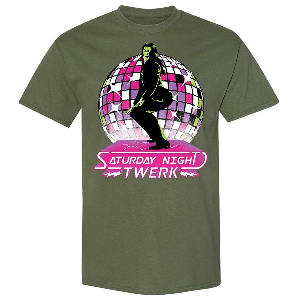 Saturday Night Twerk - Military Green - 11