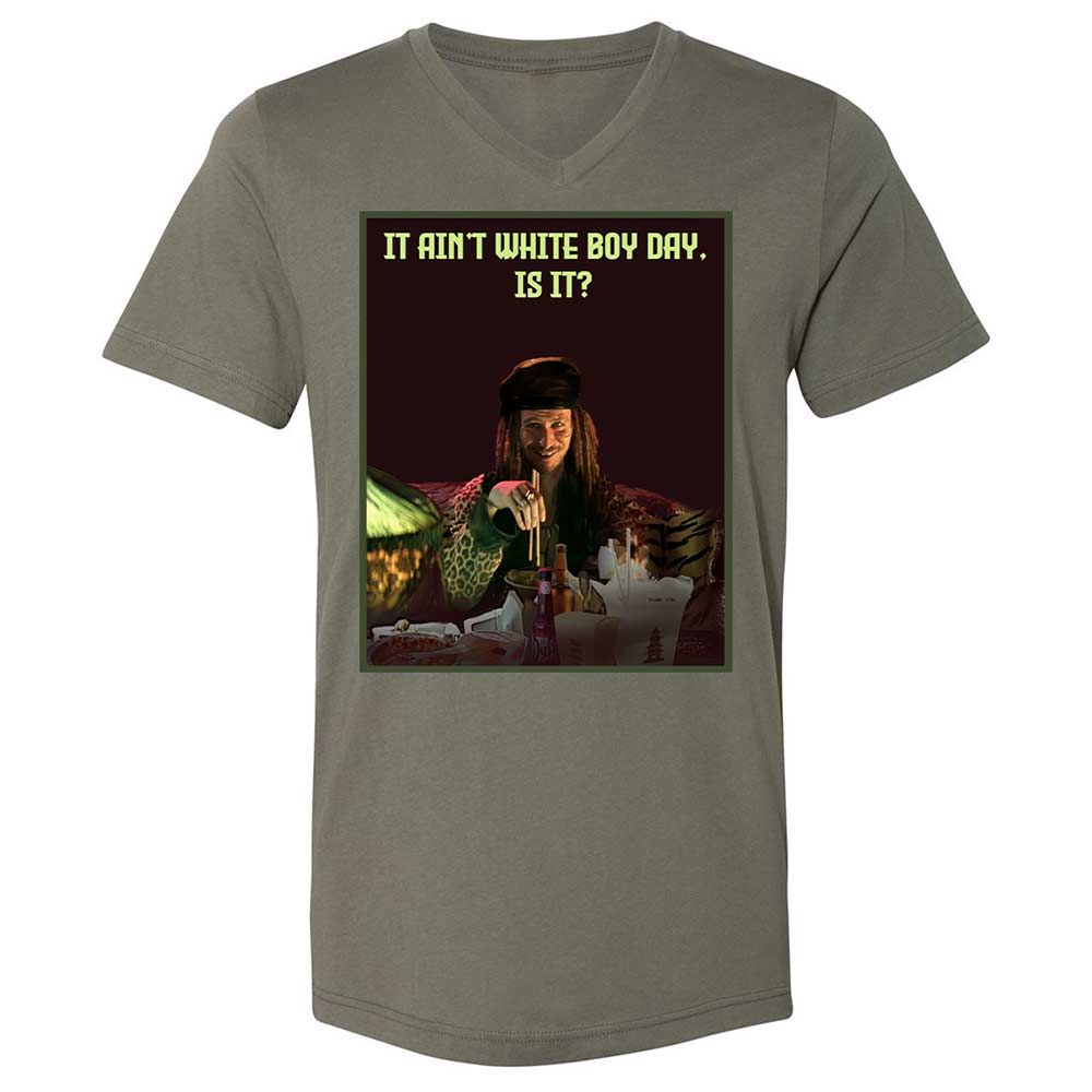 Unisex V-Neck T-Shirt - CJW72A76 - Military Green - 11