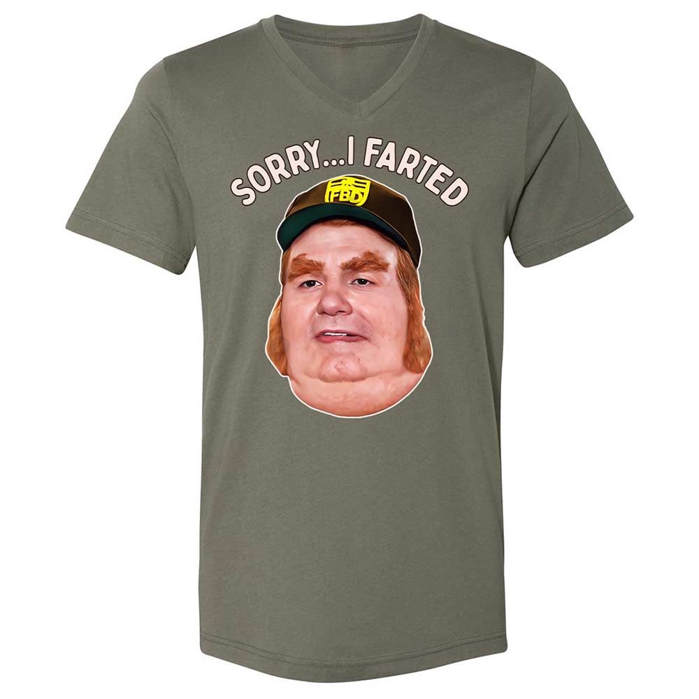 Unisex V-Neck T-Shirt - 9U3CWEMA - Military Green - 11