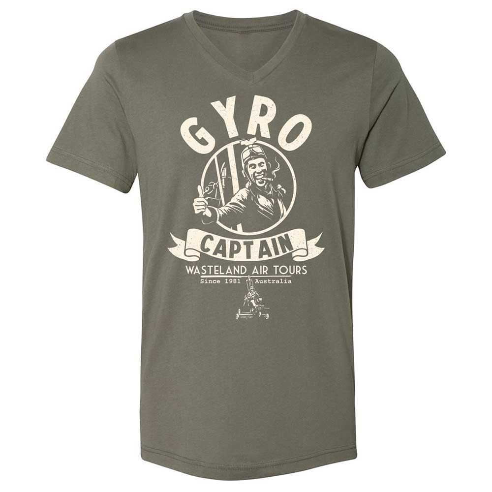 Unisex V-Neck T-Shirt - 7HT5Z46G - Military Green - 11