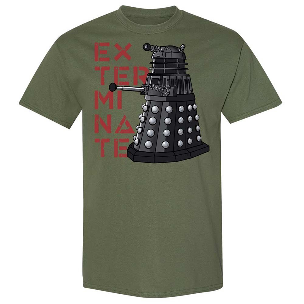 Dalek Exterminate - Military Green - 11